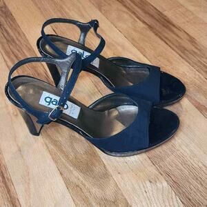 VTG Galo made in Italy women's open toe heel